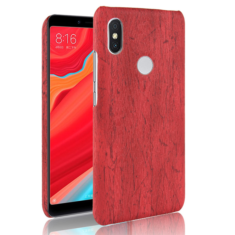เคส Xiaomi Mi Mix 3 #เคสฝาหลังพลาสติกแข็งเคลือบผิวลายไม้สีสันสดใส Wood Texture PU Leather Coated