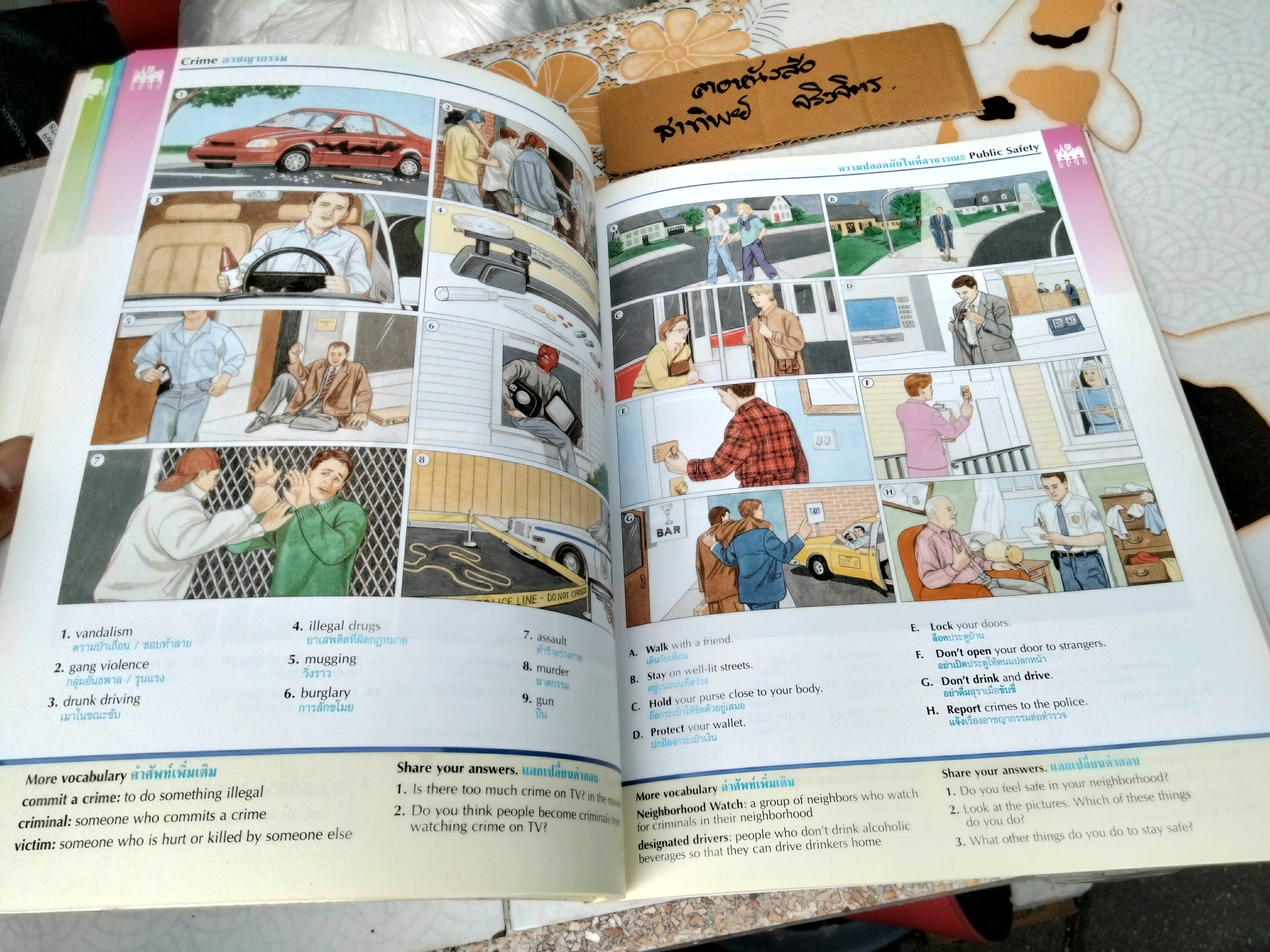 พจนานุกรมรูปภาพ อังกฤษ-ไทย The Oxford Picture Dictionary English - Thai **สินค้าหมด**