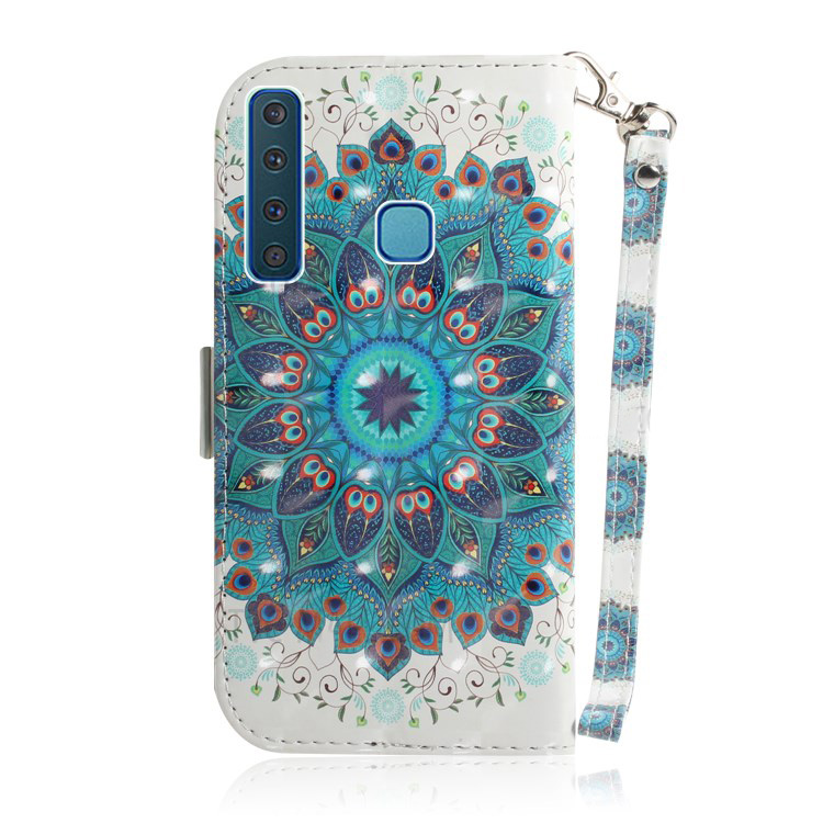 Case Samsung Galaxy A9 (2018) #เคสฝาพับแบบกระเป๋าสตางค์ Pattern Printing Wallet Stand