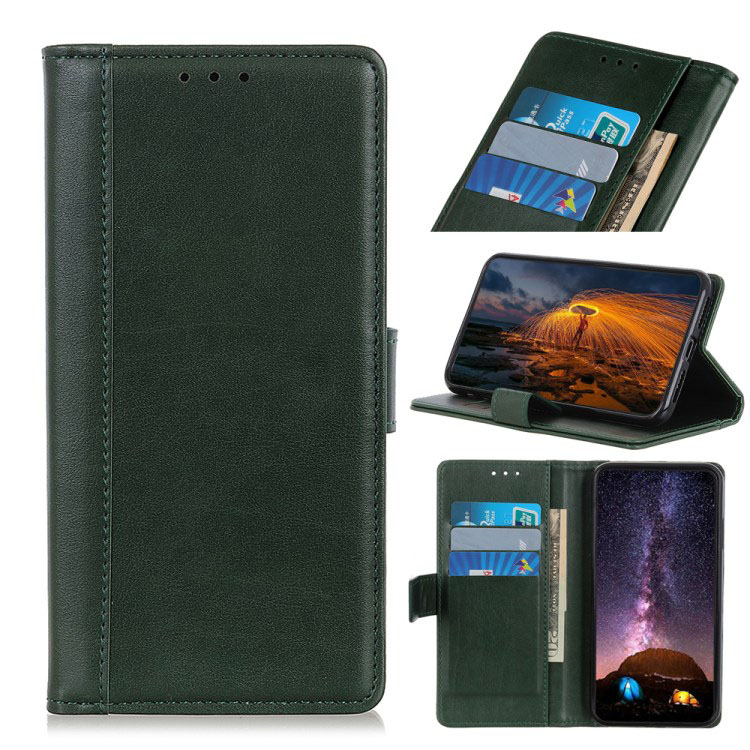 Case Samsung Galaxy S21 Ultra#เคสฝาพับหนัง PU แบบกระเป๋ามีช่องใส่บัตร