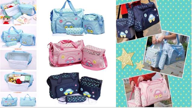 กระเป๋าคุณแม่ set 3 ใบ