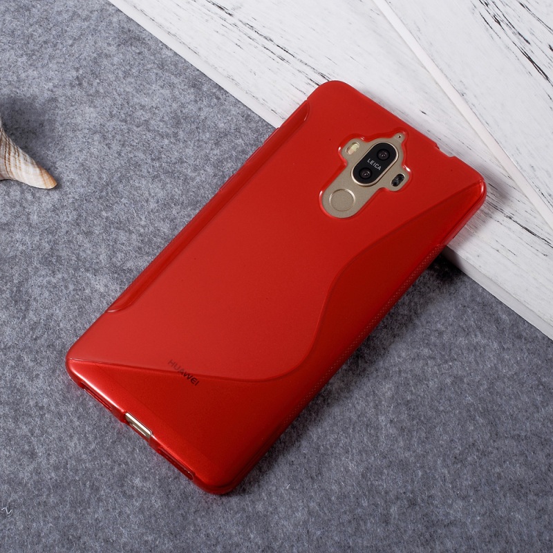 เคส Huawei Mate 9 #เคสฝาหลัง S Shape TPU