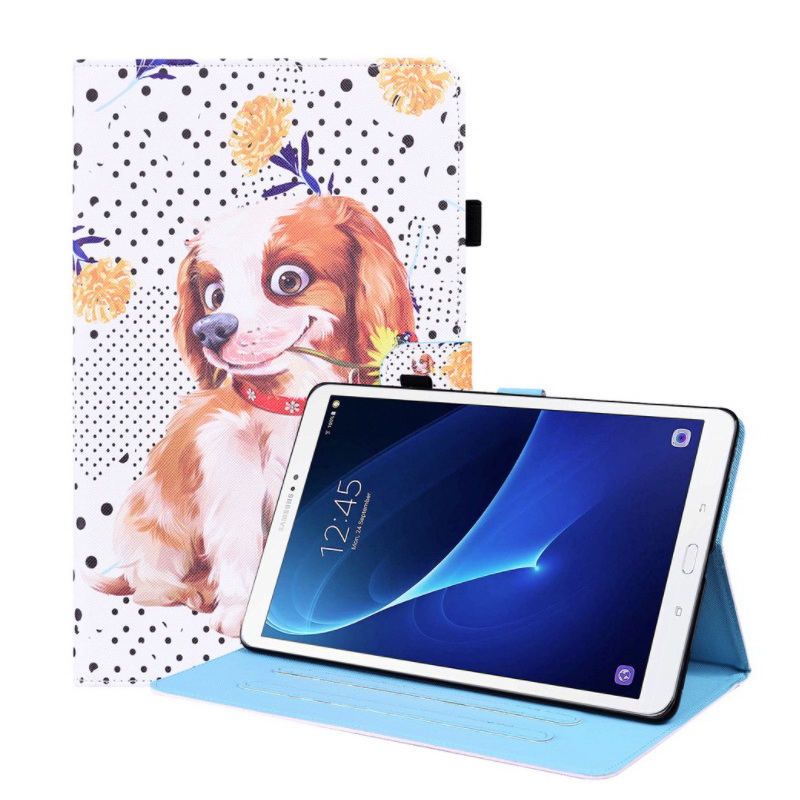 Case Samsung Galaxy Tab S7 SM-T870 SM-T875 #เคสฝาพับหนัง PU พิมพ์ลาย Pattern Printing Stand Leather