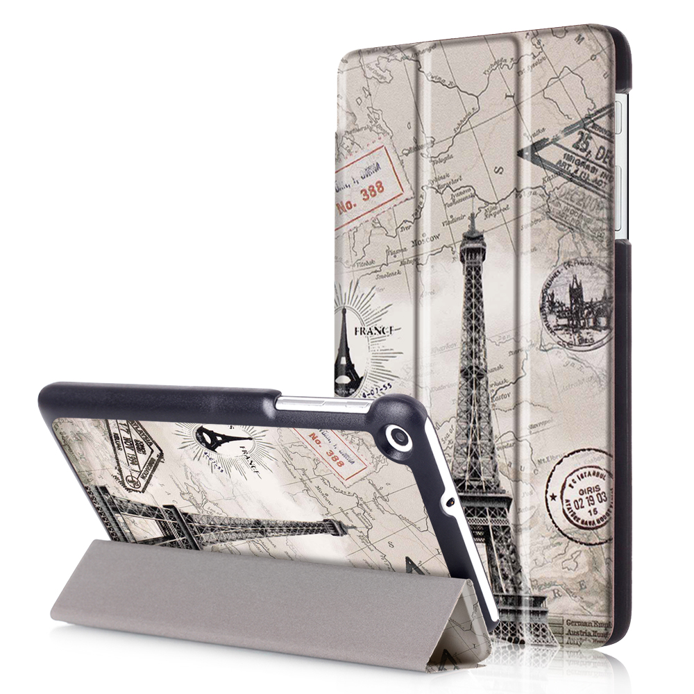 เคส Huawei MediaPad T2 7.0 #เคสฝาพับ3พับ พิมพ์ลายสวยงาม ปิดแม่เหล็ก