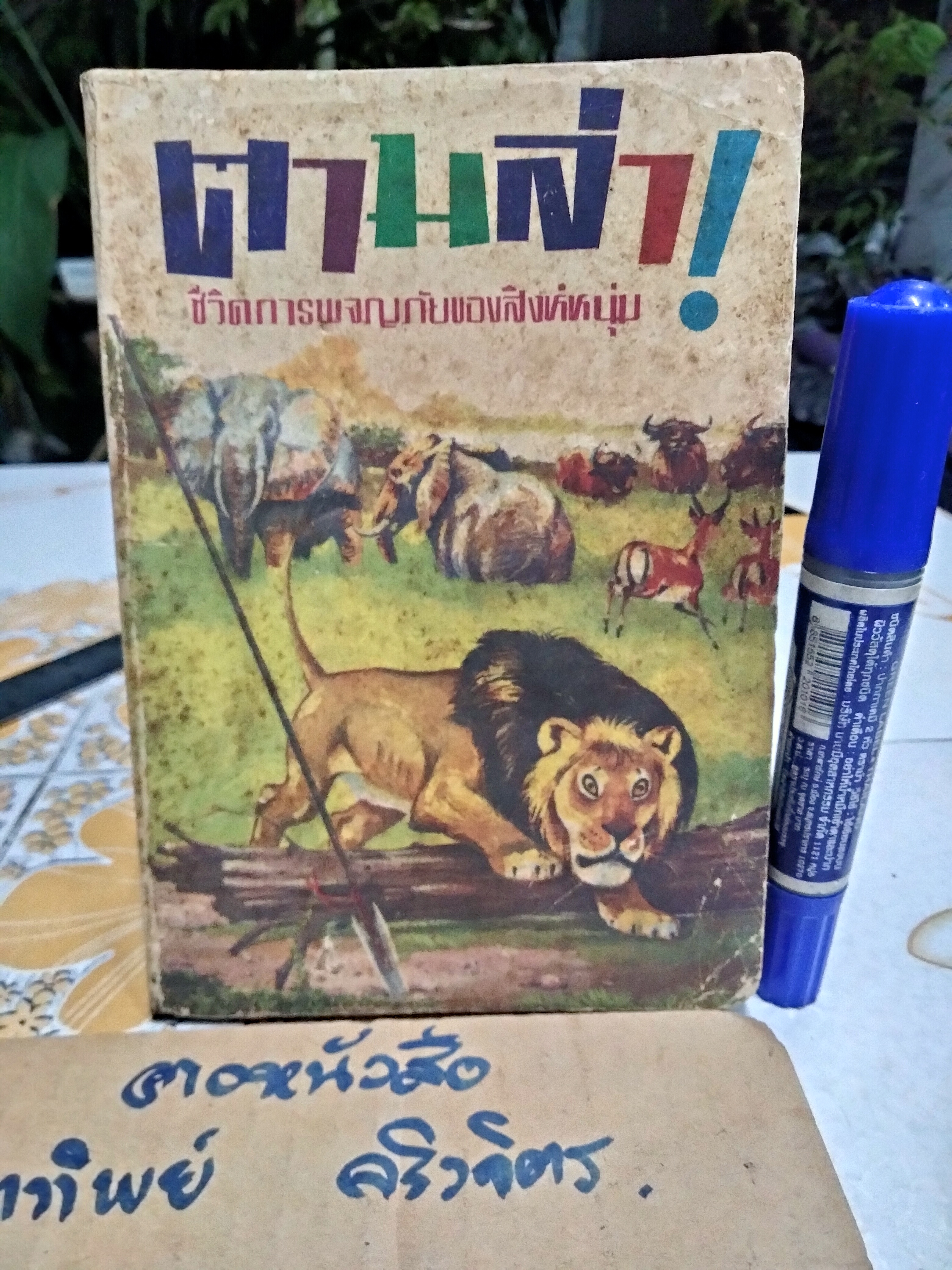ตามล่า - ชีวิตการผจญภัยของสิงห์หนุ่ม ธีโอดอร์ เจ.วอลเดค เขียน ลมุล รัตตากร แปล (พิมพ์ พ.ศ.2521)