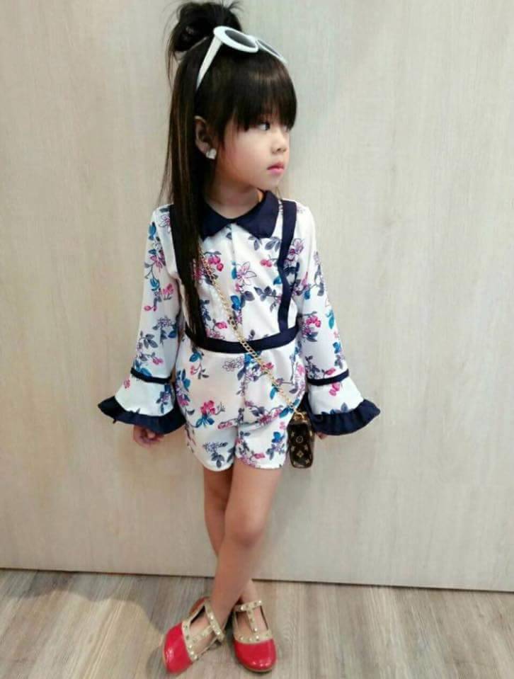 จั๊มสูทขาสั้น เด็กหญิง