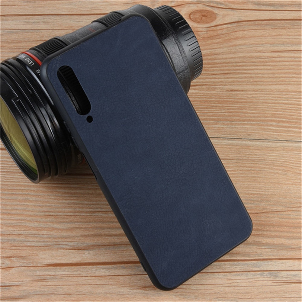 Case Huawei Y9s #เคสฝาหลัง TPU เคลือบผิวด้วยหนัง PU