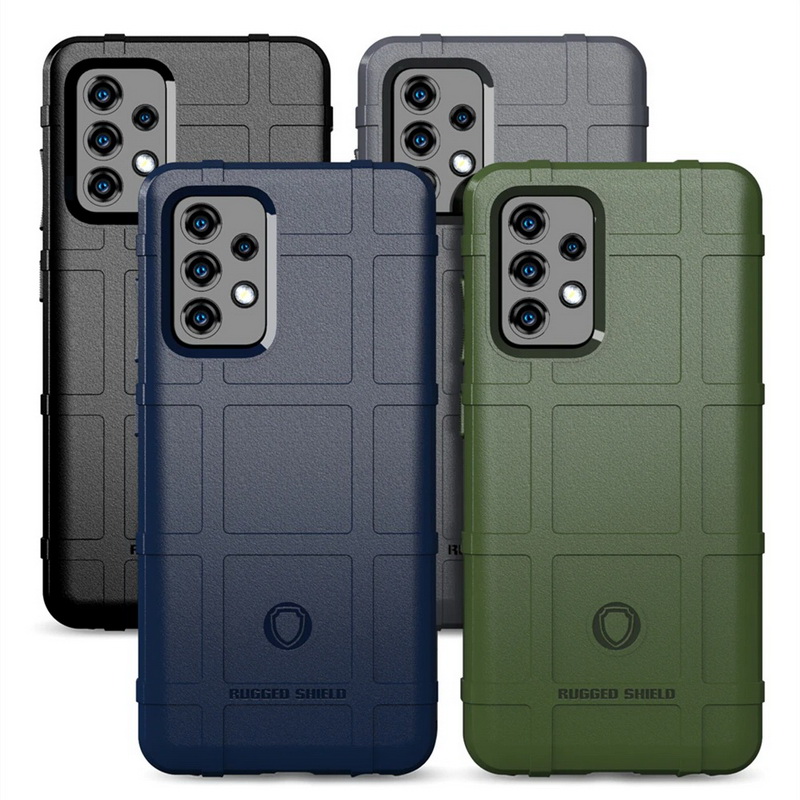 เคส Samsung Galaxy A32 4G #เคสฝาหลัง Rugged Shield Series Soft Silicone Shock Absorption Matte กันกระแทก