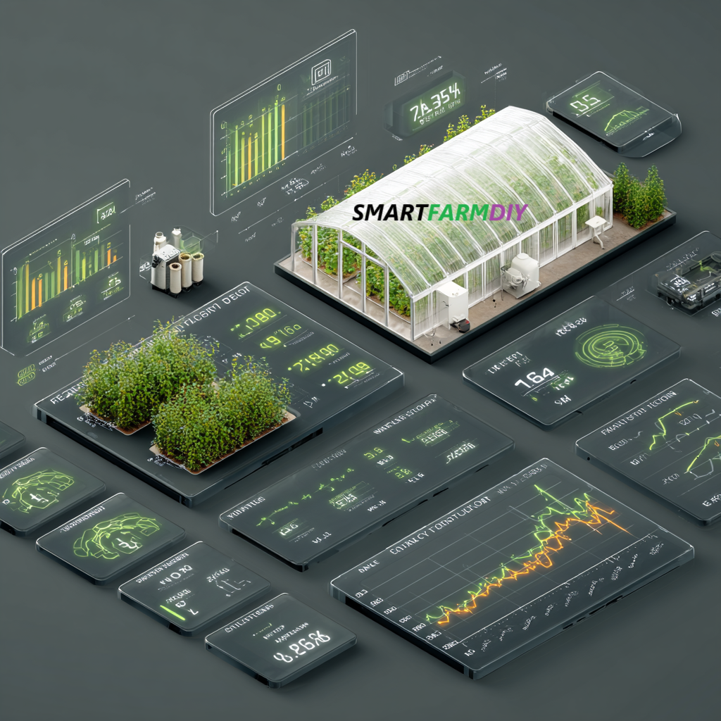 รับออกแบบผังฟาร์มโรงเรือนปลูกพืช แบบ Future Farming (AI Generative Farming#4)