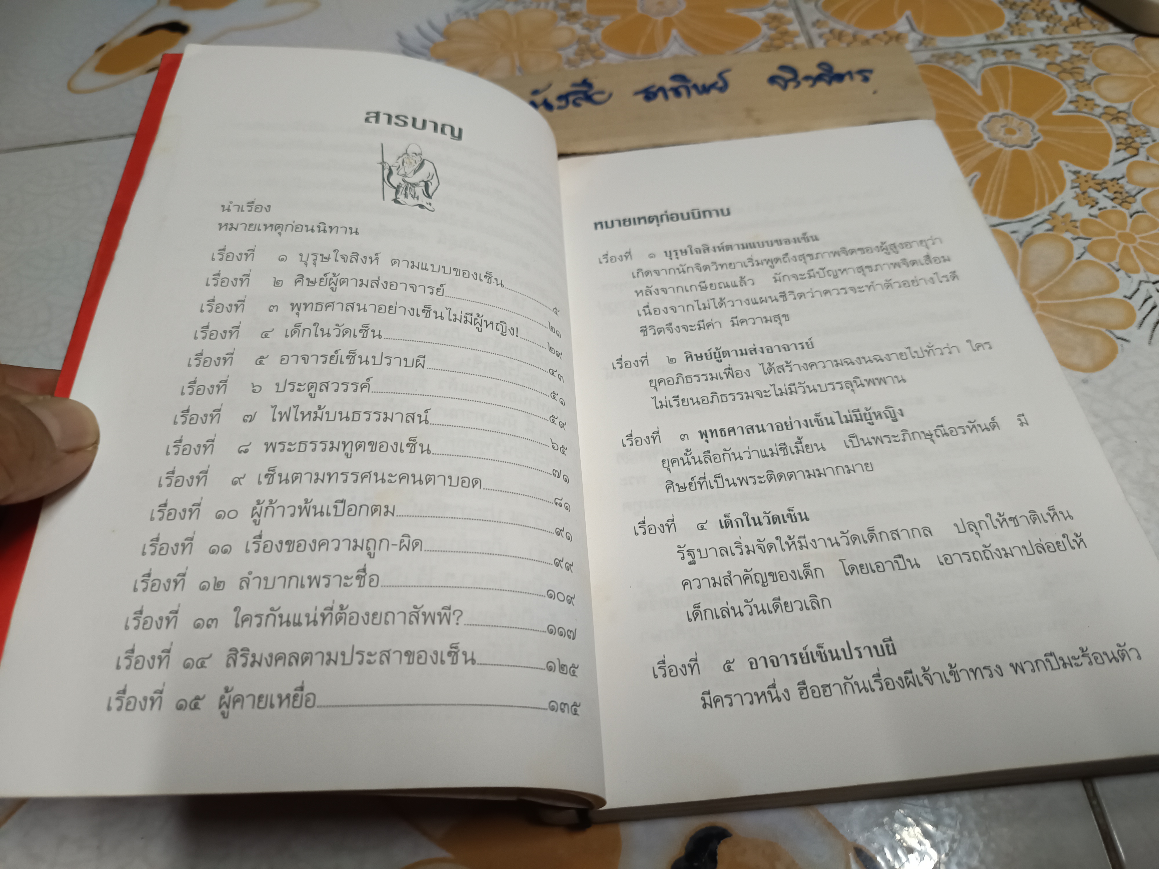 เล่านิทานเซ็น ผลงานของ อ.อภิปัญโญ ภาพฝีมือพู่กันโดย เขมานันทะ โดย เขมานันทะ พิมพ์ปีพ.ศ 2536