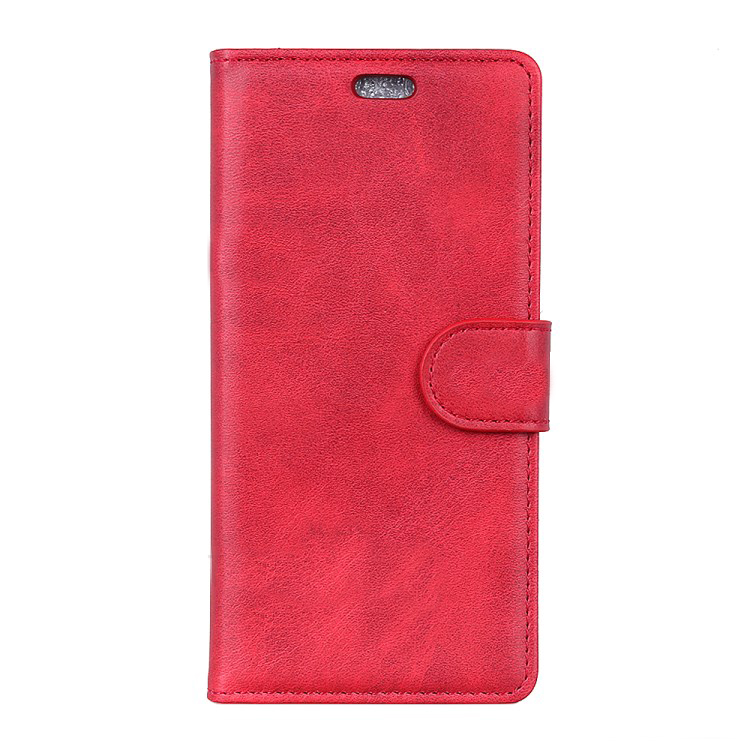 เคส Asus Zenfone Max Pro (M2) ZB631KL #เคสฝาพับหนัง PU สไตล์กระเป๋าสตางค์ Matte PU Leather Wallet