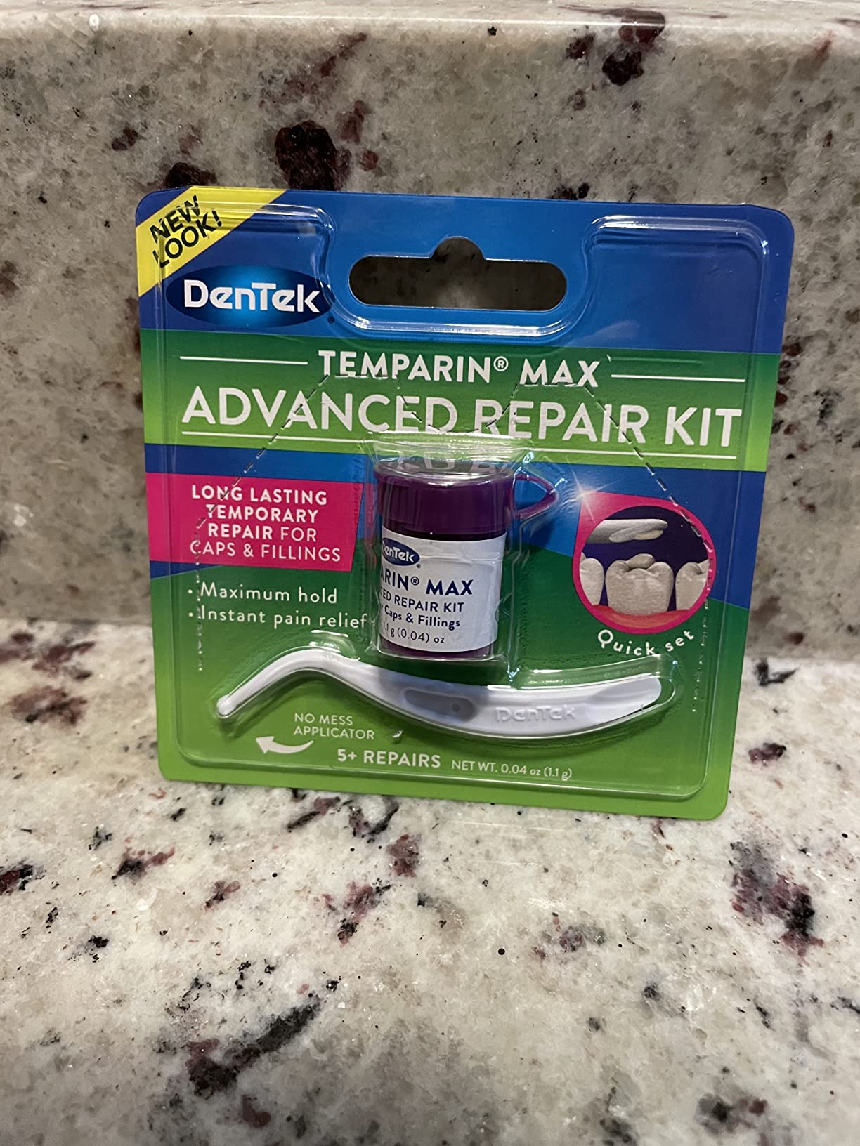 DenTek® Temparin Max Advanced Dental Repair Kit ชุดซ่อมฟันชั่วคราว อุดฟัน