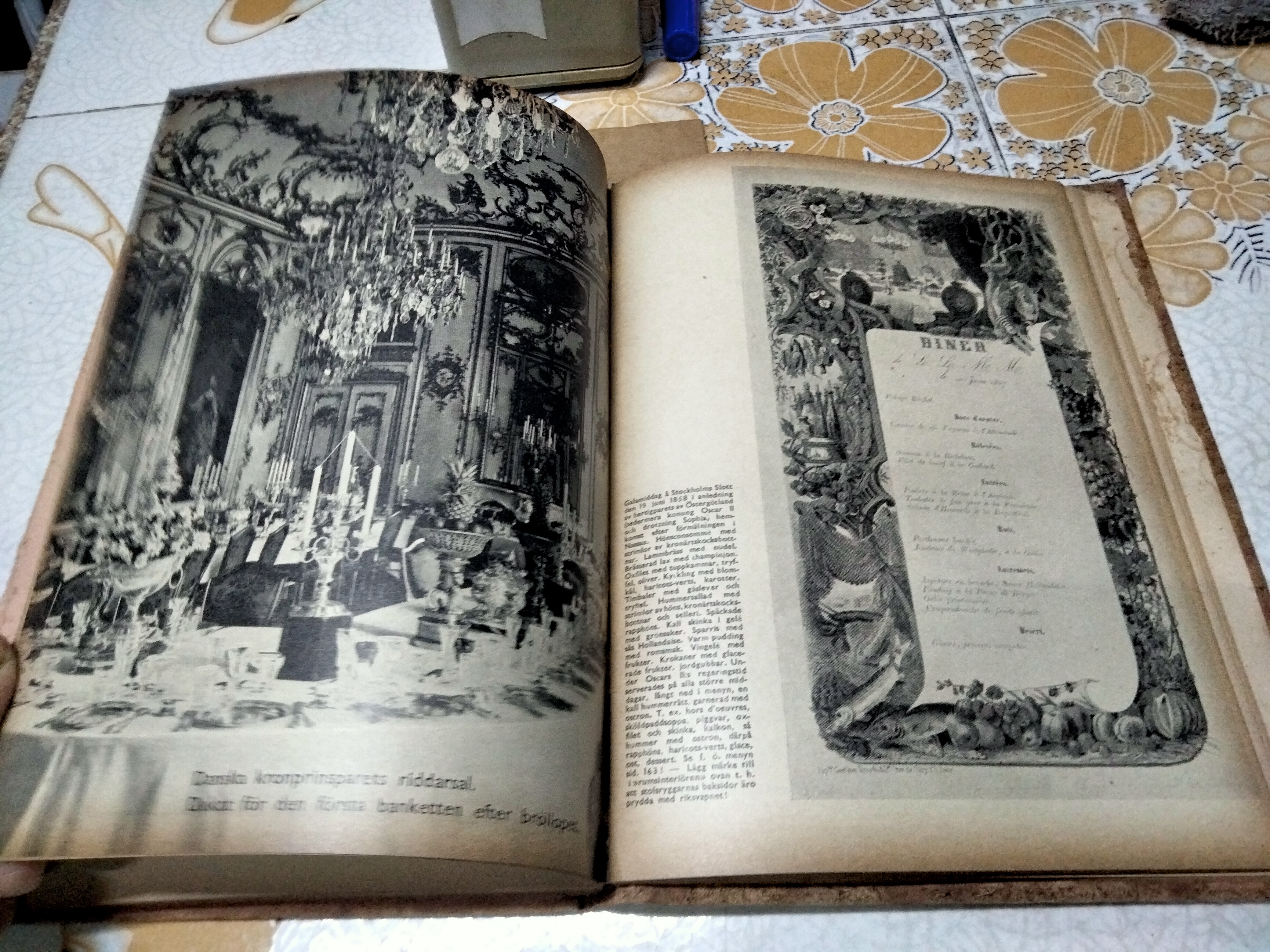 Husmoderns Köksalmanack Ideal almanackan, 1936 หนังสือแม่บ้านการเรือน ฉบับภาษาสวีเดน พิมพ์ พ.ศ. 2479 **สินค้าหมด**