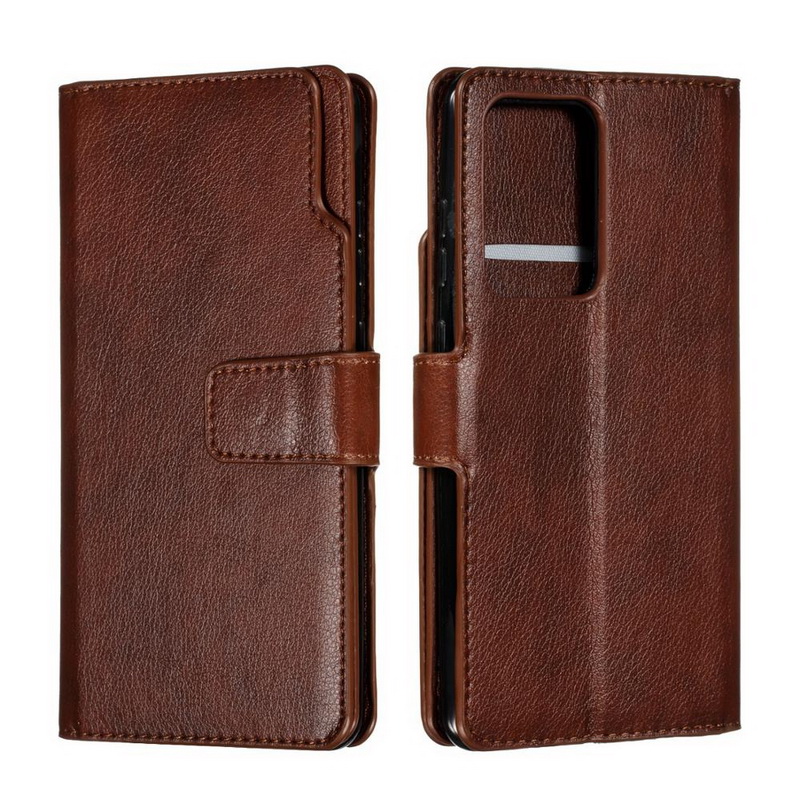 เคส Samsung Galaxy S20 Ultra / S20 Ultra 5G #เคสฝาพับหนัง PU แบบกระเป๋าสตางค์มีที่เก็บบัตรหลายช่อง Retro Wallet Leather Cover Multi Cards Stand