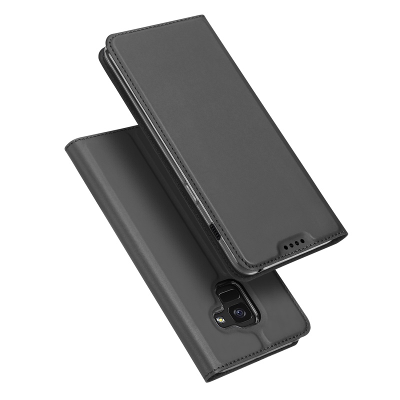 เคส Samsung Galaxy A8 2018 #เคสฝาพับ DUX DUCIS Skin Pro Series #เคสคุณภาพดีราคาเบาๆสบายกระเป๋า