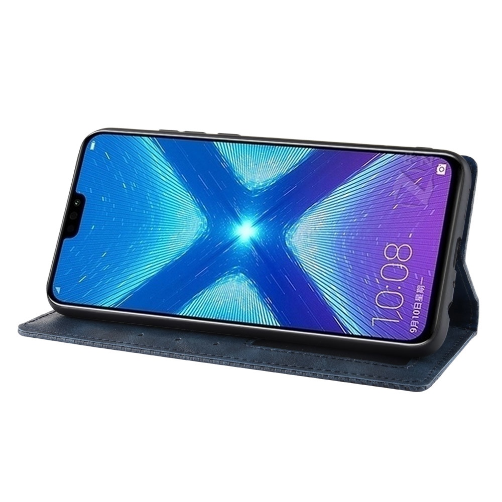 เคส Huawei Y9 (2019) #เคสฝาพับปกหนังสไตล์วินเทจดูดซับอัตโนมัติแบบกระเป๋าสตางค์