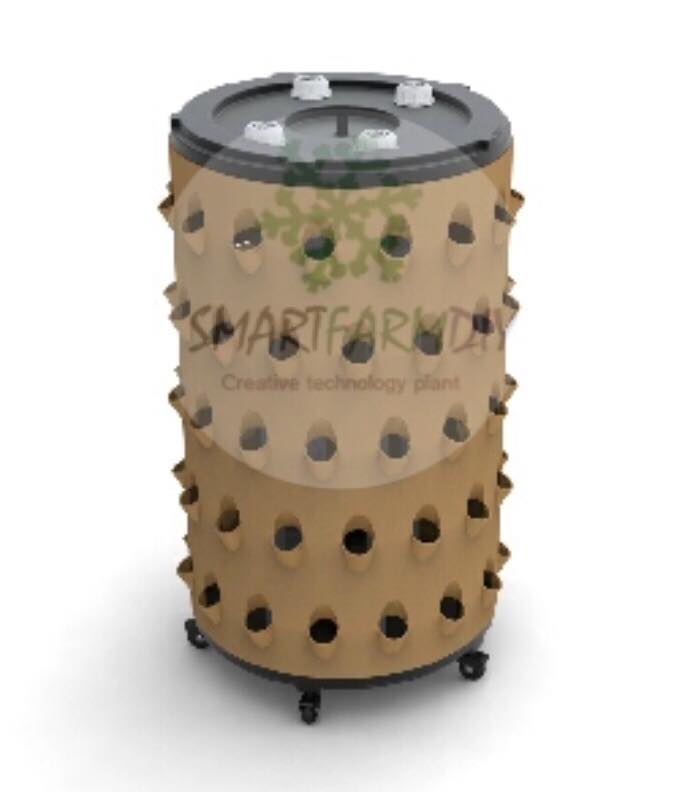 ระบบปลูกพืชแนวตั้ง แบบ Centrifugal Atomizing Motor Towel Garden system