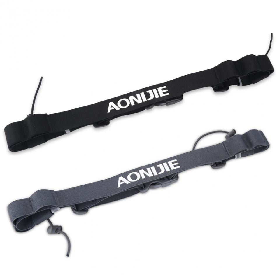 เข็มขัดติดเบอร์วิ่ง พร้อมช่องใส่ Energy Gel (BIB Number Holder) (HH4)