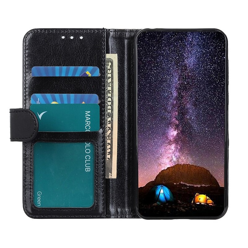 เคส Samsung Galaxy S22 Ultra 5G #เคสแบบฝาพับวัสดุหนัง PU ผิวเรียบมีสไตล์ Leather Material Simple Stylish Phone Cover