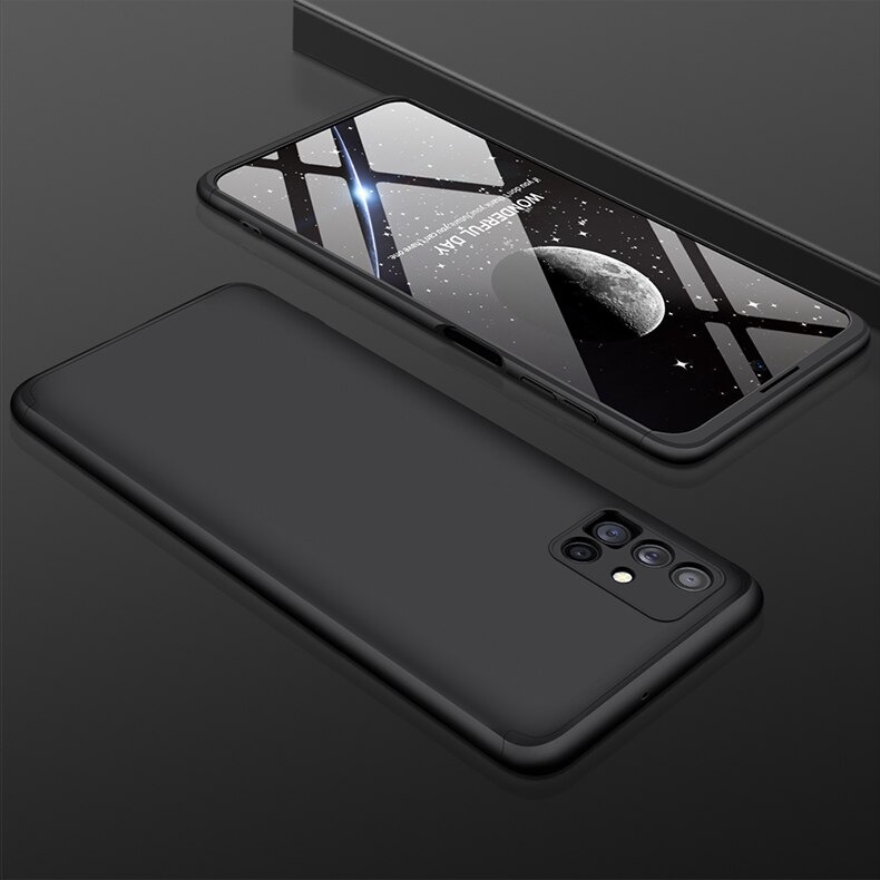 เคส Samsung Galaxy M51 #เคสฝาหลังพลาสติกแข็ง Detachable All-wrapped Matte แยกชิ้นได้