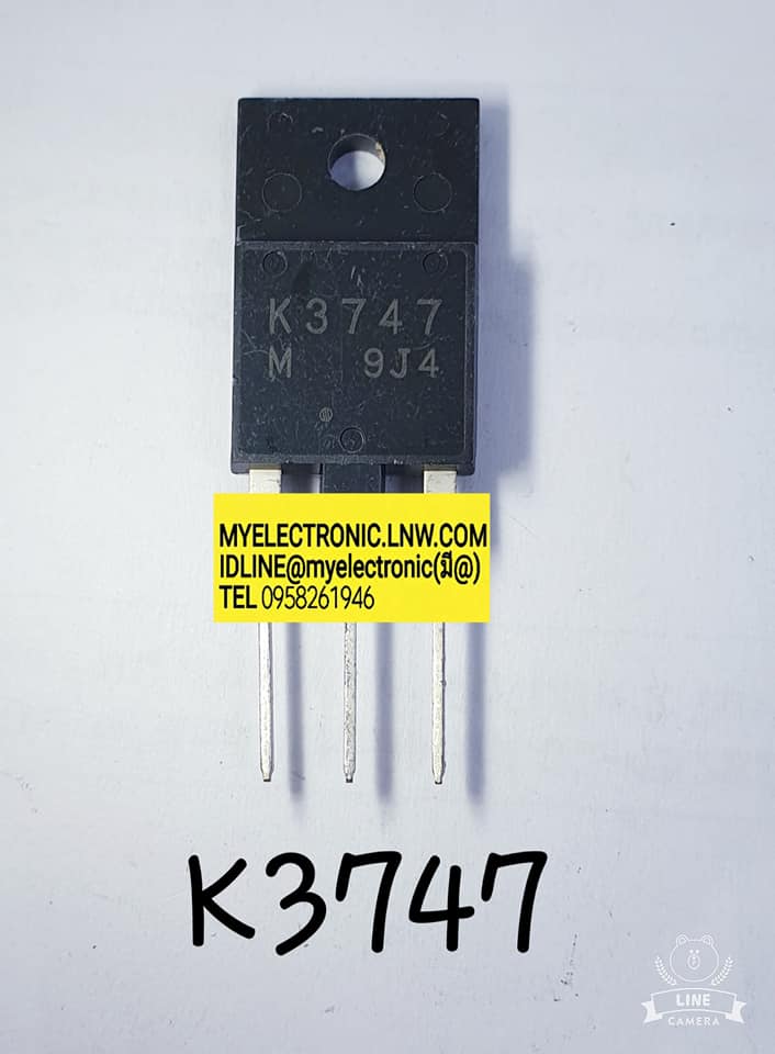ขาย 2SK3747 ตัวถังTO-3P MOSFET มอสเฟค 2S K3747 ราคา ตัวละ . . . . หน่วย บาท