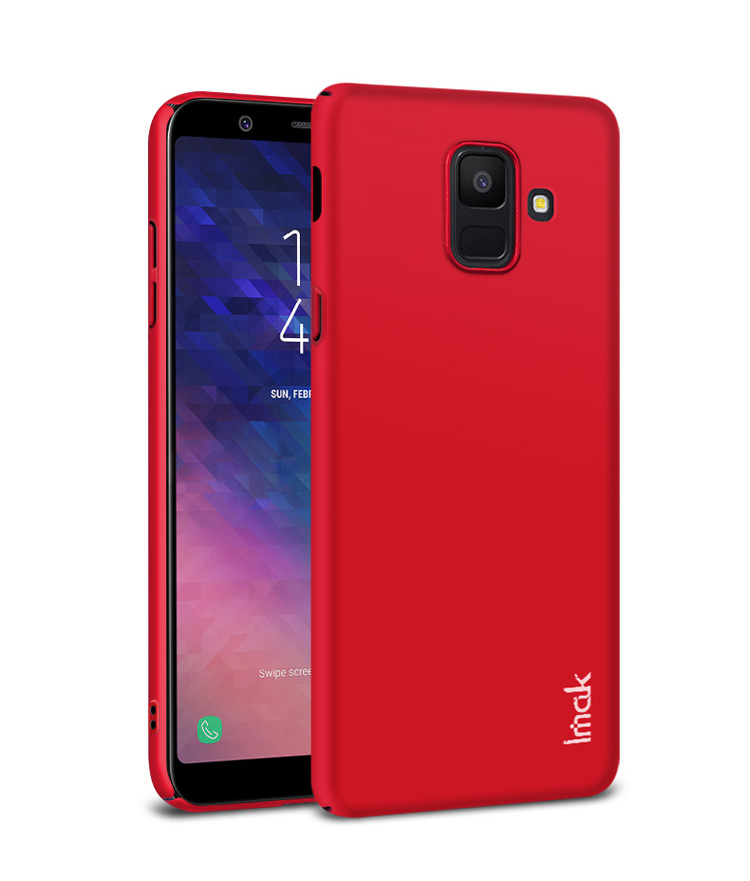 Case Samsung Galaxy A6 (2018) #เคสฝาหลัง IMAK Jazz Skin Feel Plastic + ฟิล์มกันรอย