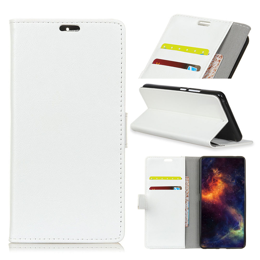 Case Samsung Galaxy A7 (2018) #เคสฝาพับหนัง PU ผิวหนังม้า Crazy Horse Grain Leather