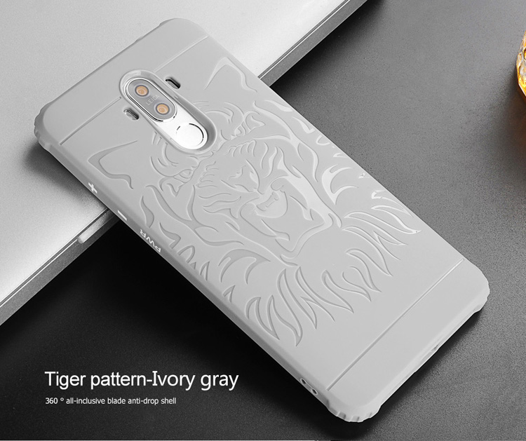 Case Huawei Mate 9 เคสฝาหลัง TPU ลายเสือขอบกันกระแทก