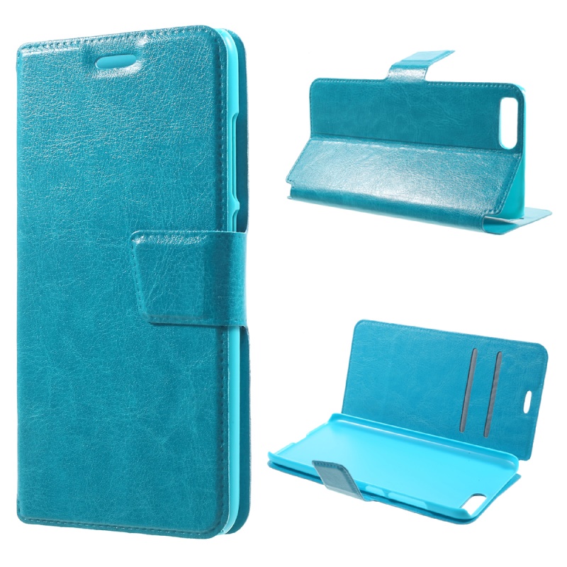 ่เคส Xiaomi Mi 6 #เคสหนัง PU Crazy Horse Built-in เสริมแผ่นเหล็ก พร้อมช่องใส่การ์ด