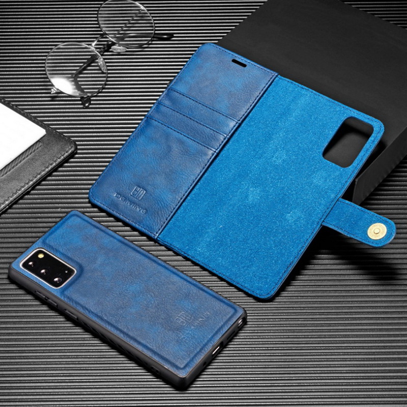 Case Samsung Galaxy Note 20 / Note 20 5G #เคสสไตล์กระเป๋าสตางค์แบบแยกส่วน DG.MING Detachable 2-in-1 Wallet Split Leather