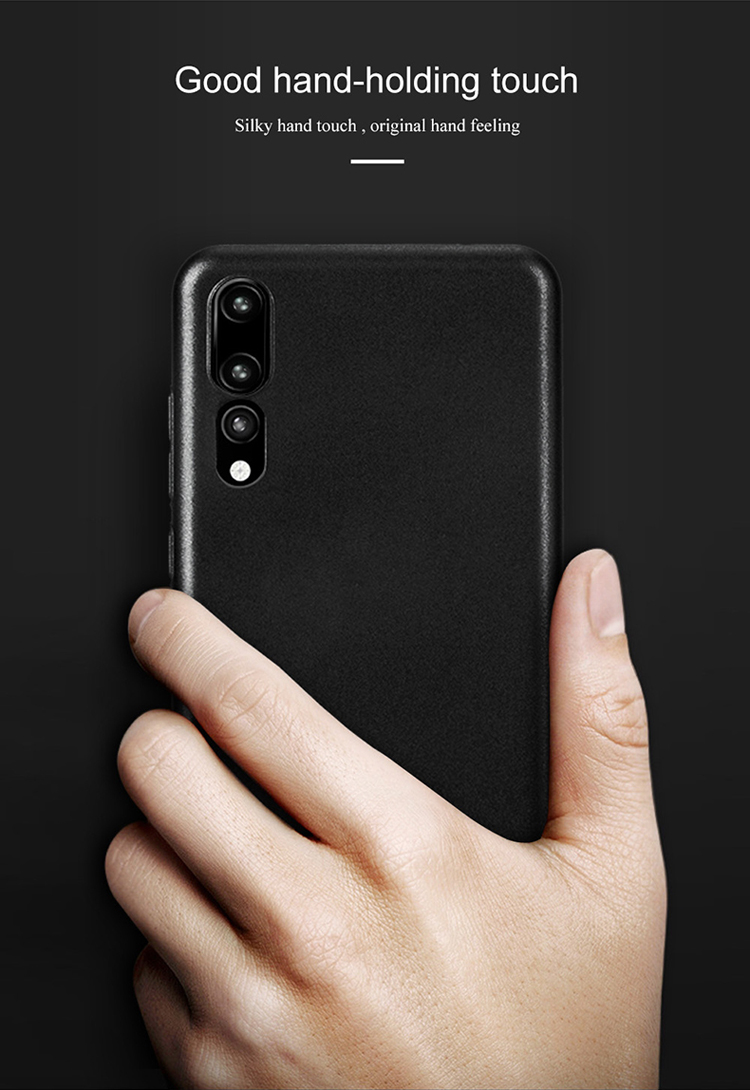 เคส Huawei P20 Pro #เคสแบบฝาหลัง LENUO Leshield Series Silky Touch Rubberized Hard PC