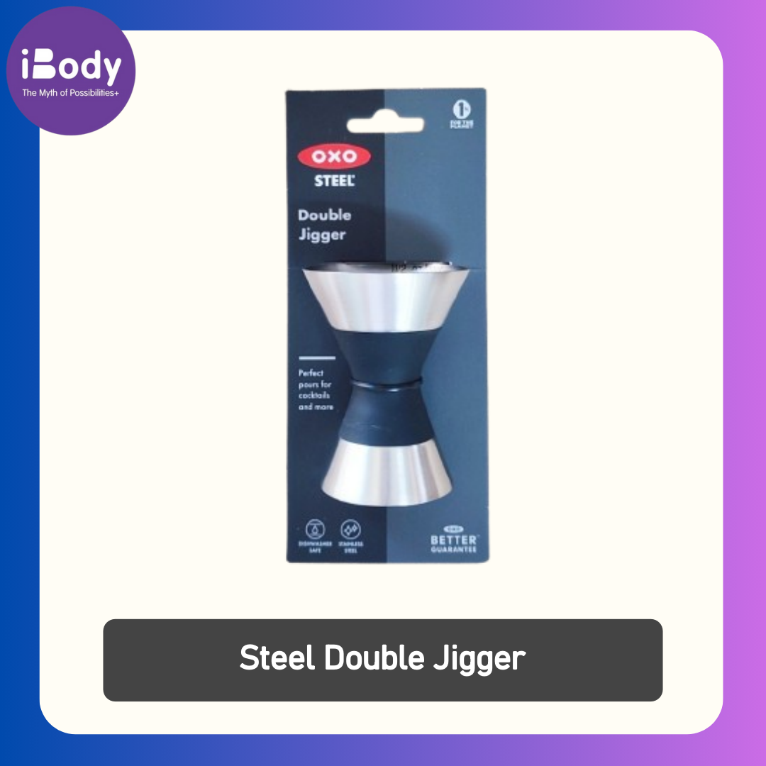 (OXO) Steel Double Jigger จิกเกอร์สแตนเลส ถ้วยตวงสแตนเลส