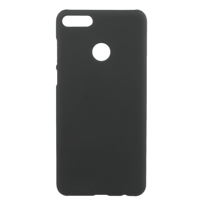 เคส Huawei Y9 (2018) #เคสฝาหลังพลาสติกแข็งสีล้วน Rubberized PC Hard Shell