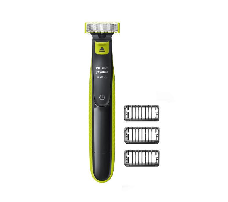 Philips® Norelco OneBlade Face Hybrid Electric Trimmer and Shaver QP2520/70 or QP2520/90 ฟิลิปส์ ชุดมีดโกน