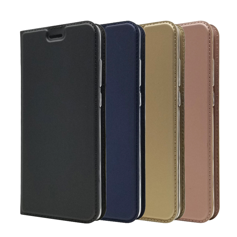 Case Samsung Galaxy A7 2017 #เคสฝาพับหนัง PU Magnetic Adsorption Stand Leather Card Holder