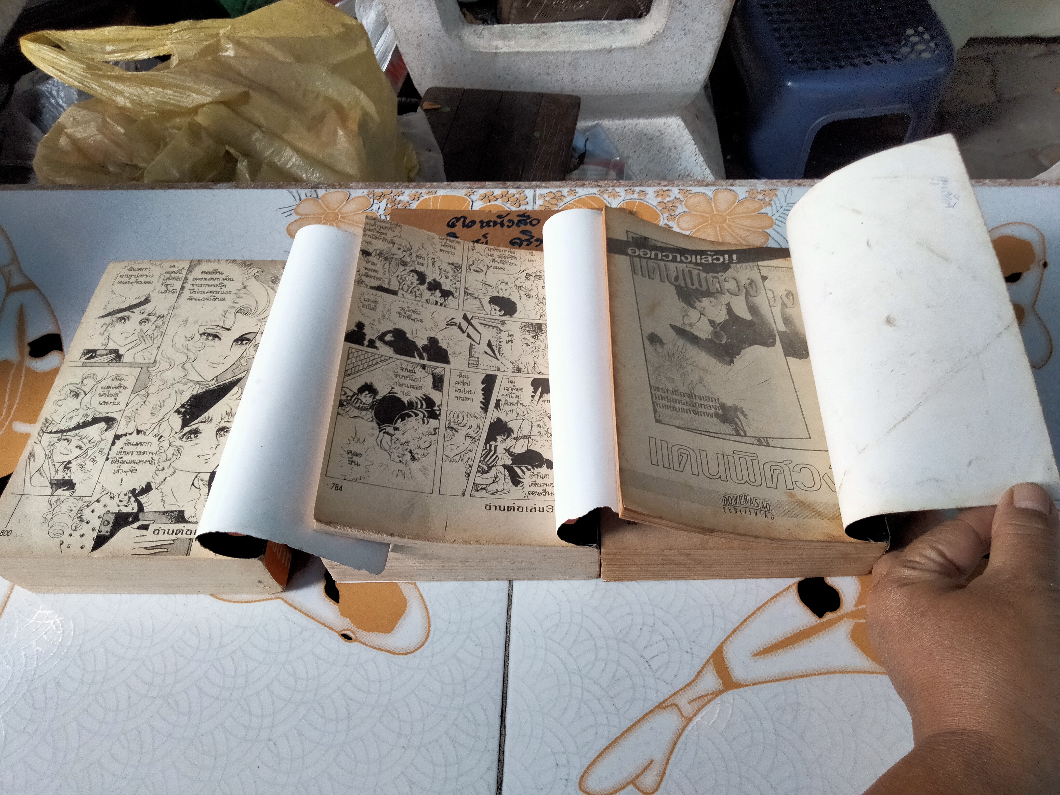 หนังสือการ์ตูน ไฟรักไฟริษยา (3 เล่มจบ) - ชิเอโกะ โฮโซกาว่า (ผู้เขียนคำสาปฟาโรห์) **สินค้าหมด**