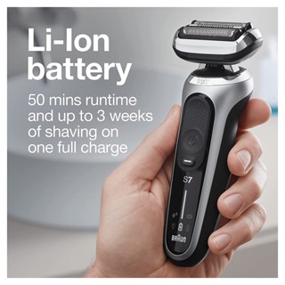 Braun® 360 Flex Electric Razor for Men Series 7 Shaver Kit, 7020s เครื่องโกนหนวดไฟฟ้า ที่กันจอน เซต 5 ชิ้น