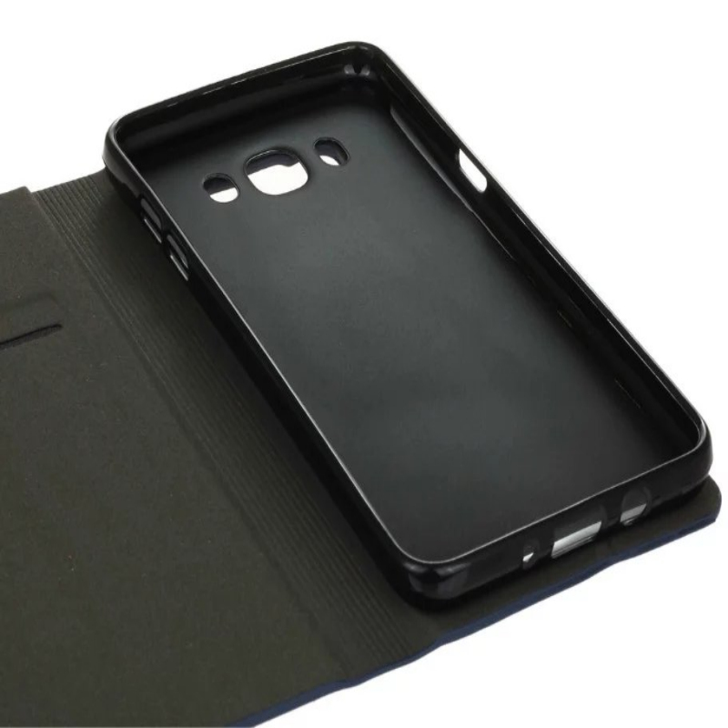 เคส Samsung Galaxy J7 2016 #เคสฝาพับแบบกระเป๋าสตางค์ Dual-color Card Holder Leather คุณภาพดีราคาเบาๆสบายกระเป๋า