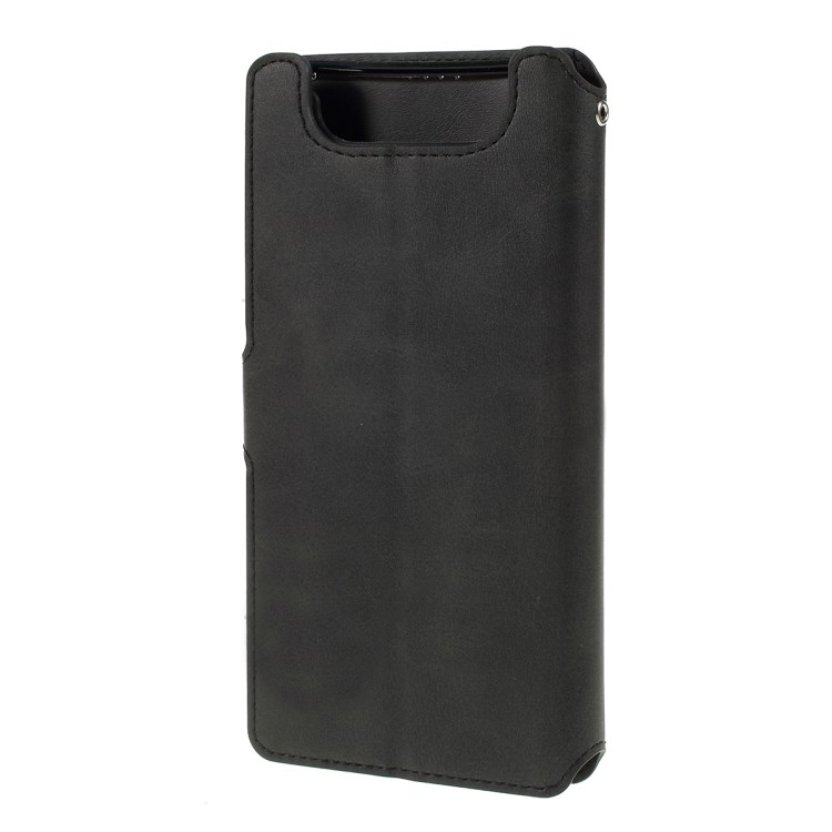 Case Samsung Galaxy A80 #เคสฝาพับหนัง PU มีช่องใส่บัตร AZNS Wallet Leather Stand Phone Cover