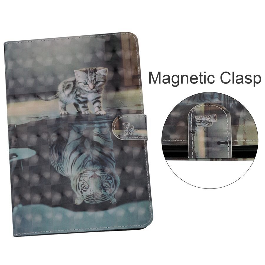 Case MediaPad M6 8.4 #เคสฝาพับหนัง PU พิมพ์ลวดลาย Pattern Printing Wallet Stand