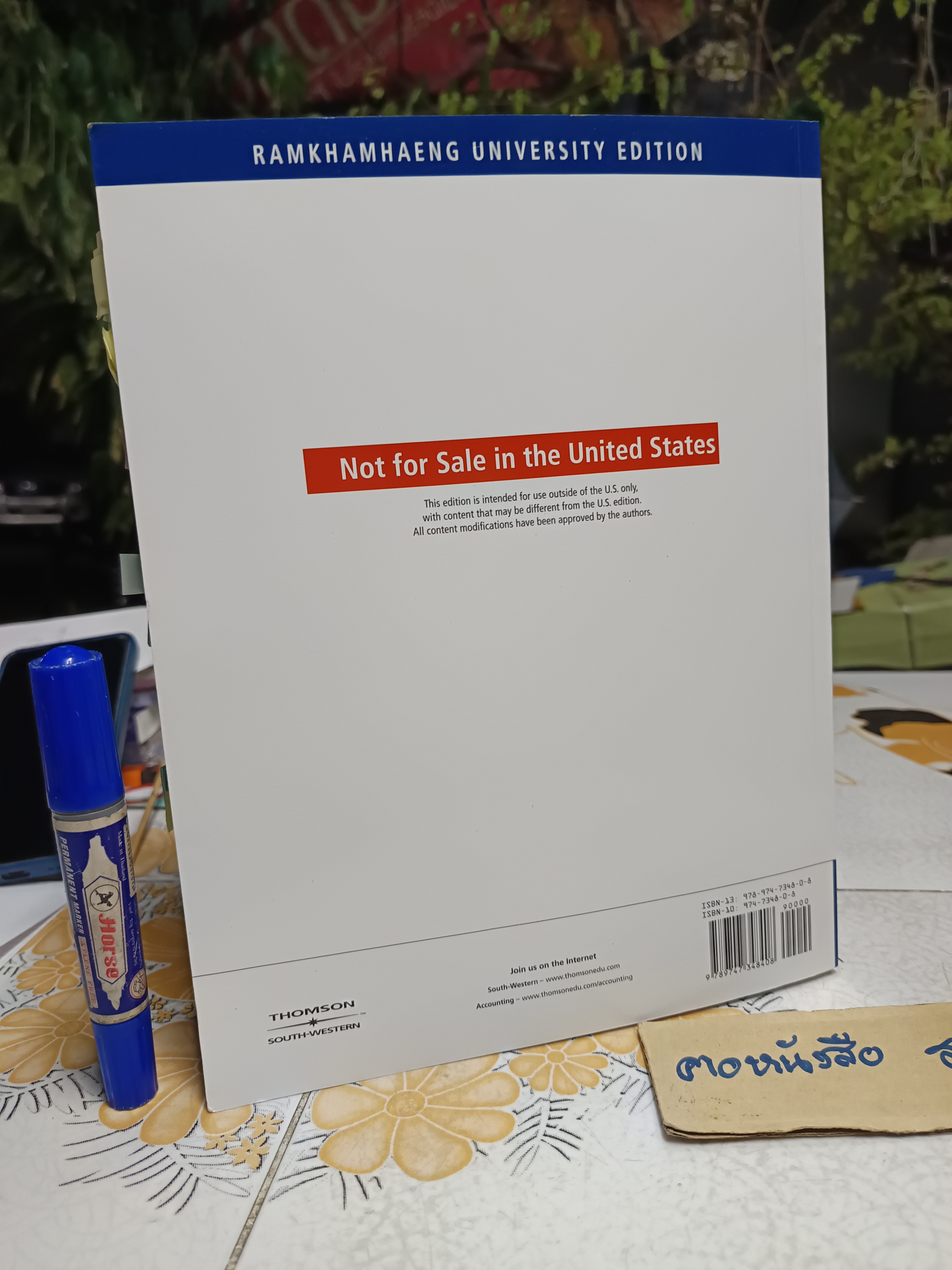 Managerial Accounting , Hansen / Mowen 8th edition MANAGERIAL ACCOUNTING (ISE) Ramkhamhaeng university edition