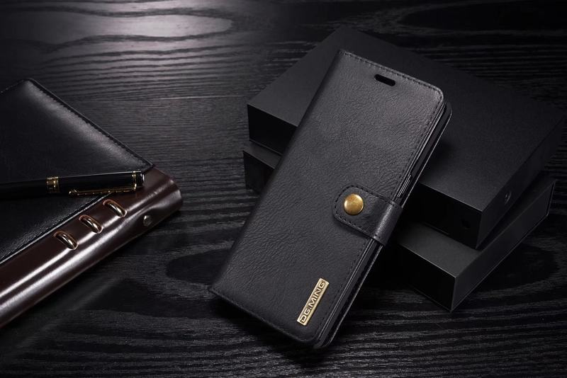 เคส Samsung Galaxy Note 8 SM-N950 #เคสฝาพับสไตล์กระเป๋าสตางค์แบบแยกส่วน DG.MING Detachable 2-in-1 Wallet Split Leather