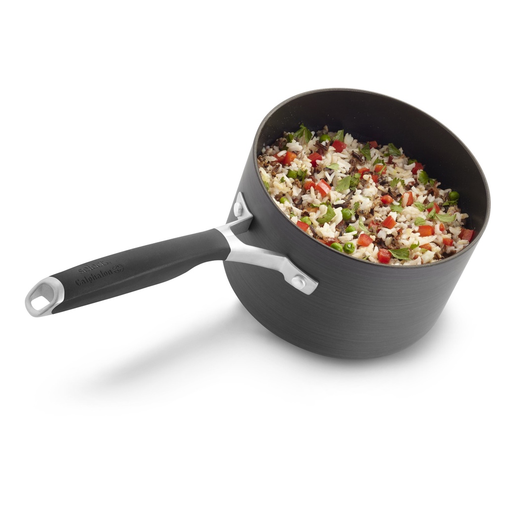 (Pre Order) Calphalon® Hard-Anodized Nonstick 2.5-Quart Sauce Pan with Cover คาลฟาลอน กระทะซอสพร้อมฝา เคลือบนอนสติ๊ก
