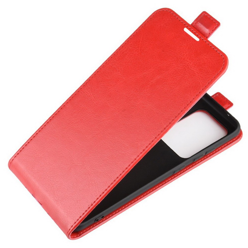 เคส Samsung Galaxy S20 Ultra / S20 Ultra 5G #เคสฝาพับหนัง PU Crazy Horse แนวตั้ง พร้อมช่องเสียบการ์ด