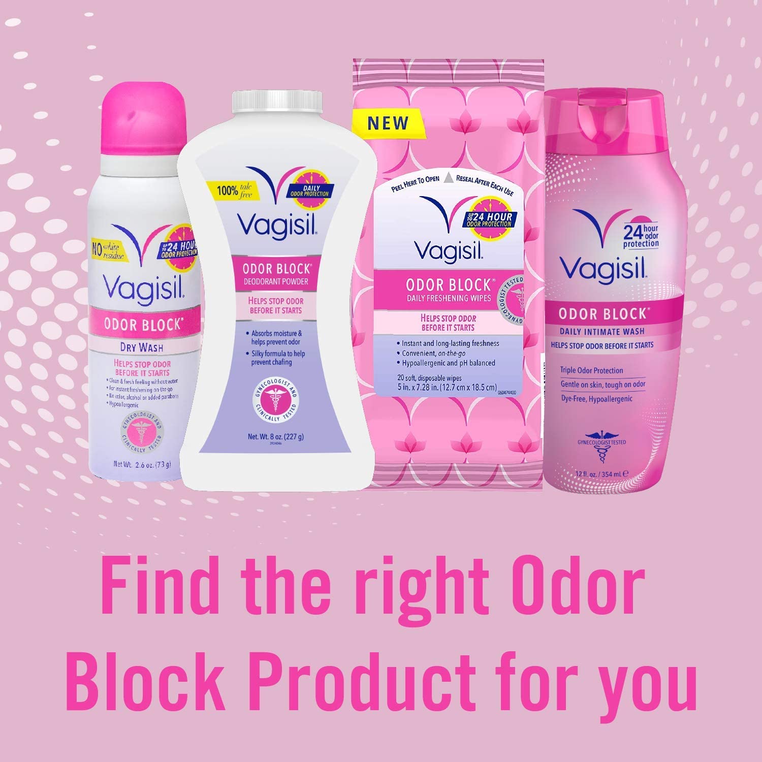 Vagisil® Odor Block Daily Intimate Feminine Wash for Women 354 ml ผลิตภัณฑ์ทำความสะอาดจุดซ่อนเร้น สำหรับผู้หญิง