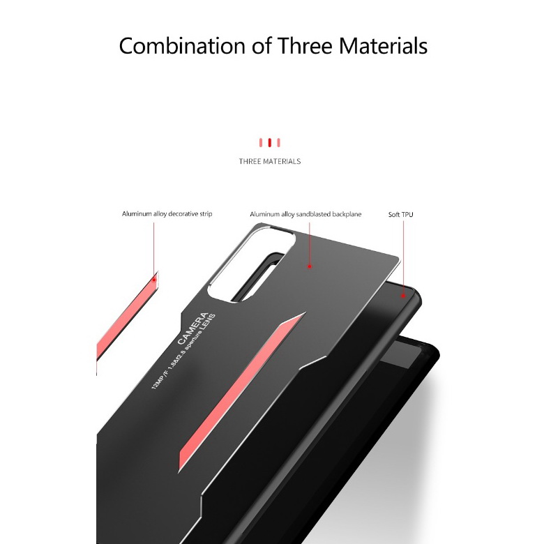 Case OPPO Reno 4 Pro 5G #เคสฝาหลังไฮบริด Metal +TPU Shockproof metal back plate Phone Back Cover