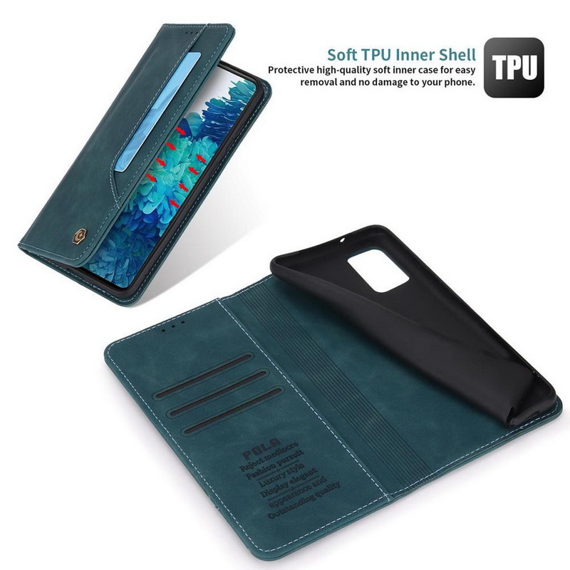 เคส Samsung Galaxy Note 10 #เคสฝาพับหนัง PU สไตล์กระเป๋าสตางค์พร้อมช่องใส่การ์ด Luxury Flip Stand Card Phone Leather Wallet Cover Casing