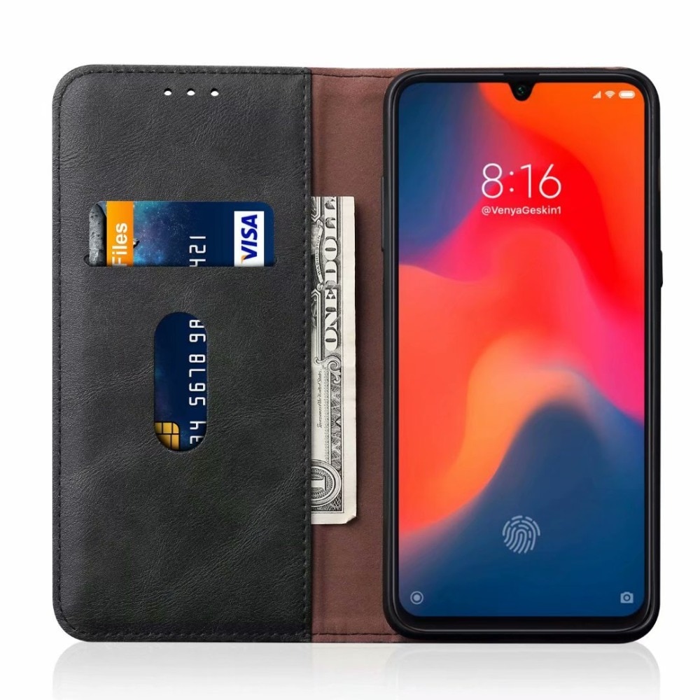 Case Samsung Galaxy A50 / A50s / A30s #เคสฝาพับหนัง PU Crazy Horse Texture Retro Leather Auto-absorbed Wallet คุณภาพดี