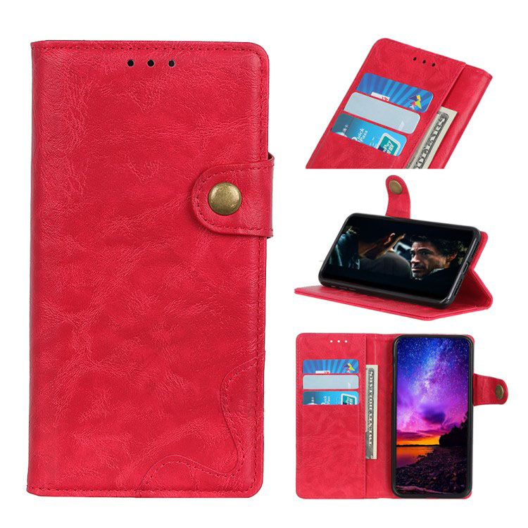 Case Huawei Y9 Prime 2019 #เคสฝาพับหนัง PU ผิวหนังม้า S-shape Crazy Horse Texture Wallet Leather