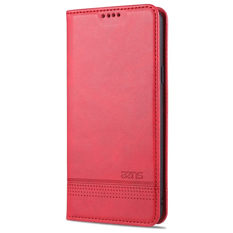 เคส Samsung Galaxy A42 5G#เคสฝาพับ AZNS สไตล์ Retro หนัง PU มีช่องเสียบการ์ด